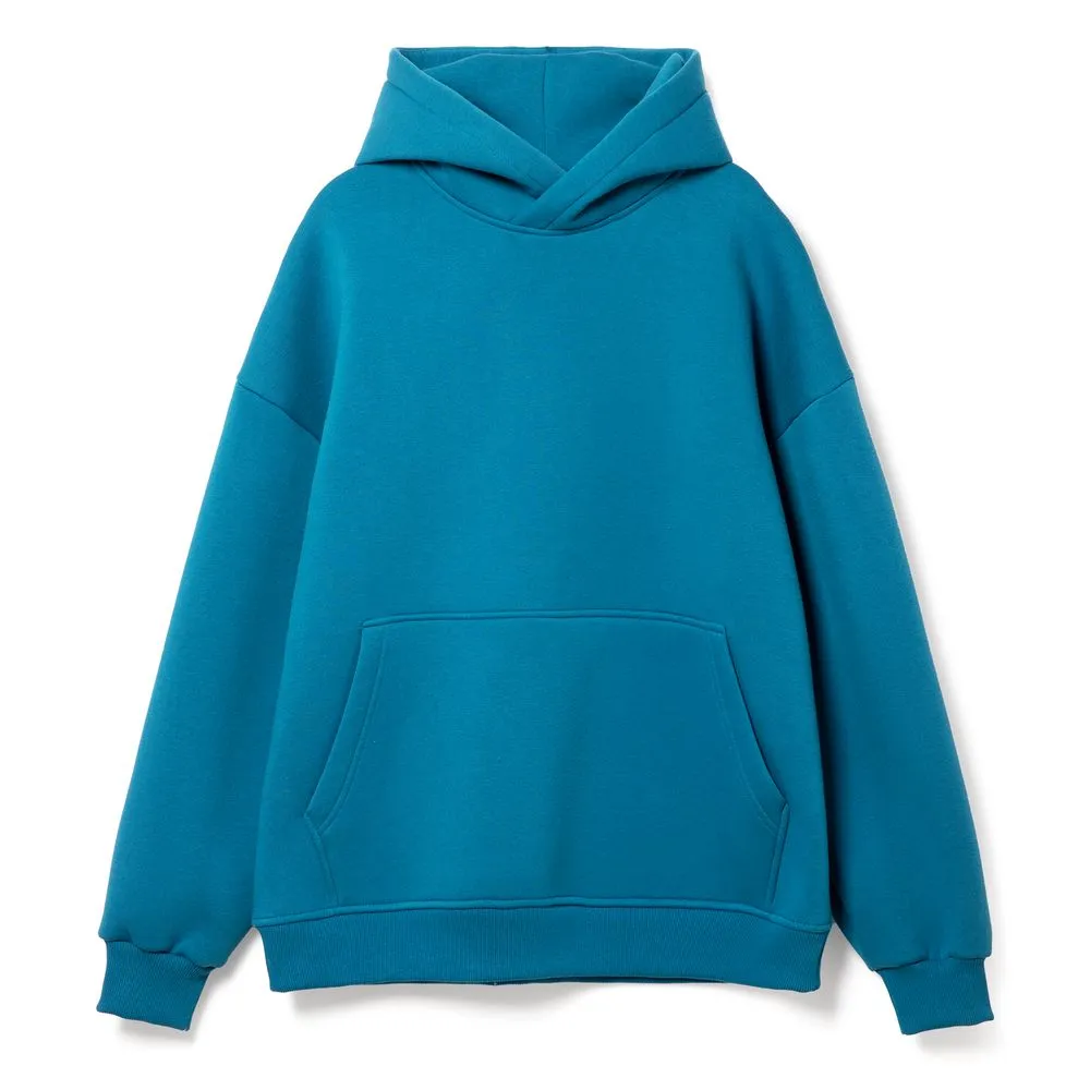 Худи Kulonga Oversize, бирюзовое, размер ХL/ХХL заказать онлайн с вашим дизайном на заказ в Москве и области