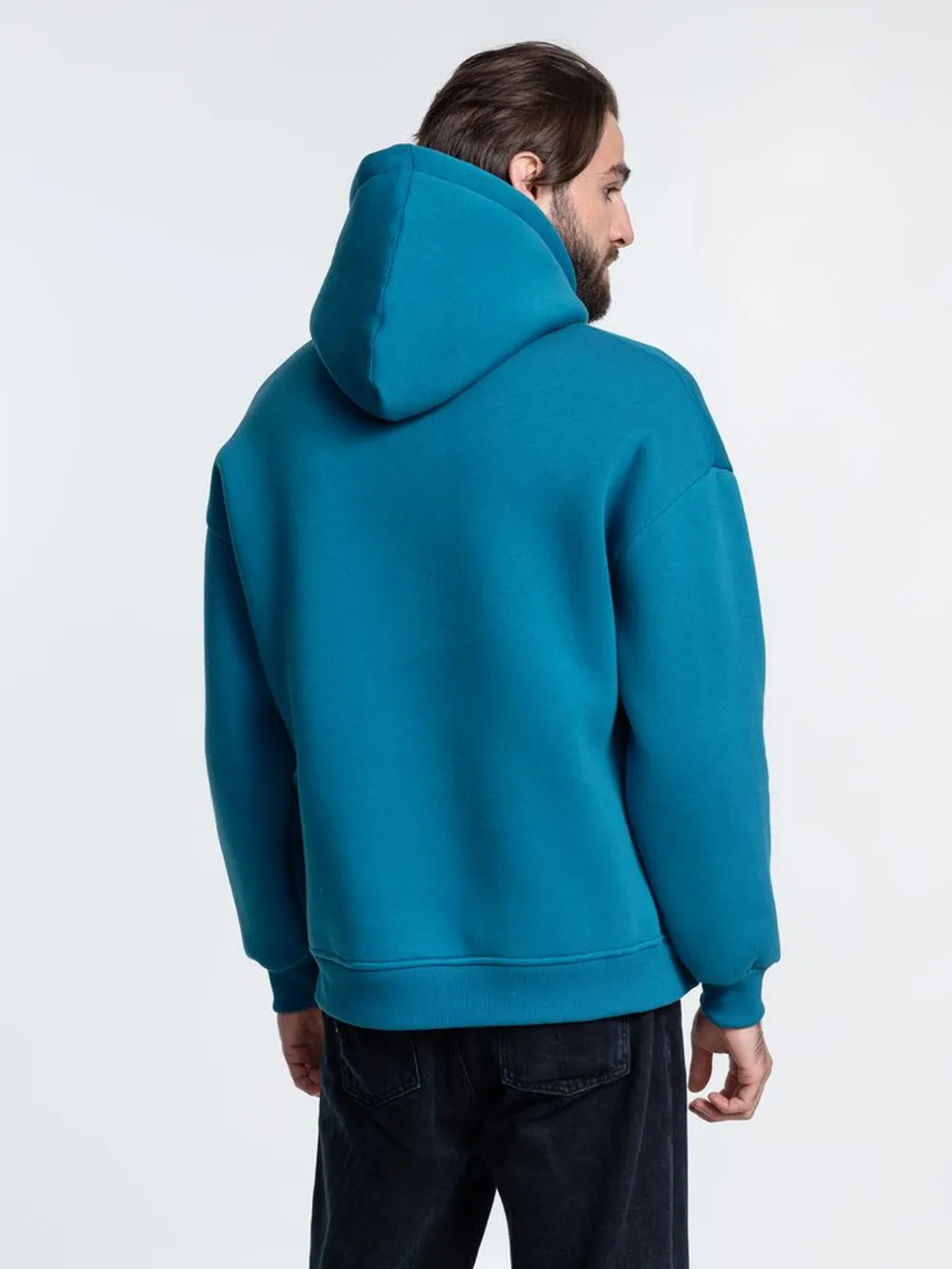 Худи Kulonga Oversize, бирюзовое, размер ХL/ХХL заказать онлайн с вашим дизайном на заказ в Москве и области
