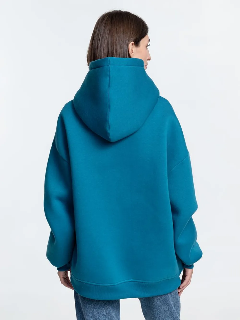 Худи Kulonga Oversize, бирюзовое, размер ХL/ХХL заказать онлайн с вашим дизайном на заказ в Москве и области