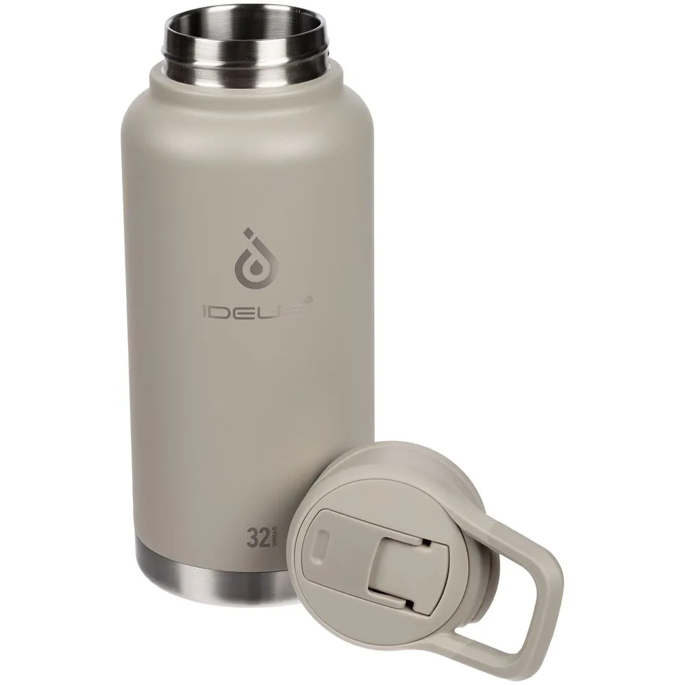 Термобутылка Fujisan XL, серая заказать онлайн с вашим дизайном на заказ в Москве и области