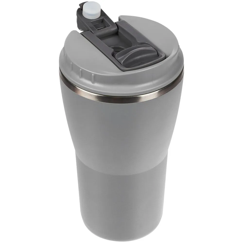 Термостакан Sapporo, серый заказать онлайн с вашим дизайном на заказ в Москве и области