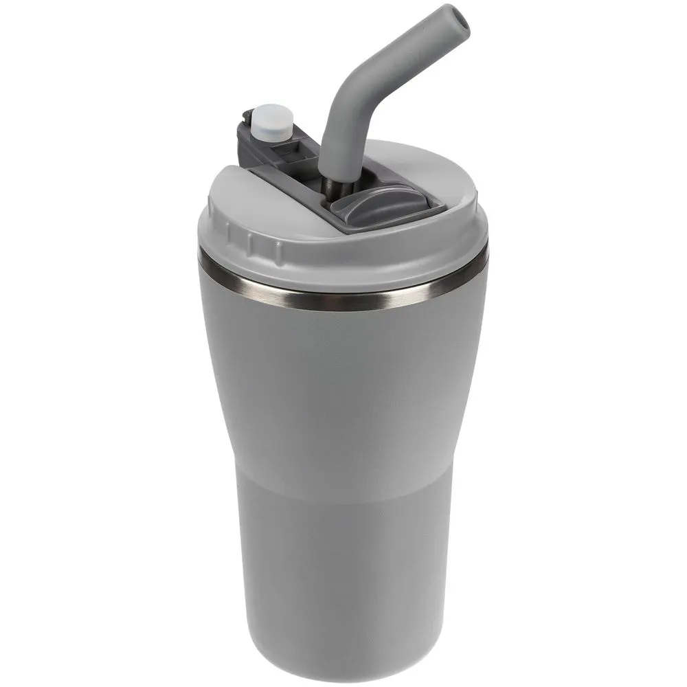 Термостакан Sapporo, серый заказать онлайн с вашим дизайном на заказ в Москве и области