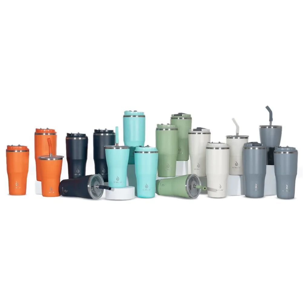 Термостакан Sapporo, серый заказать онлайн с вашим дизайном на заказ в Москве и области