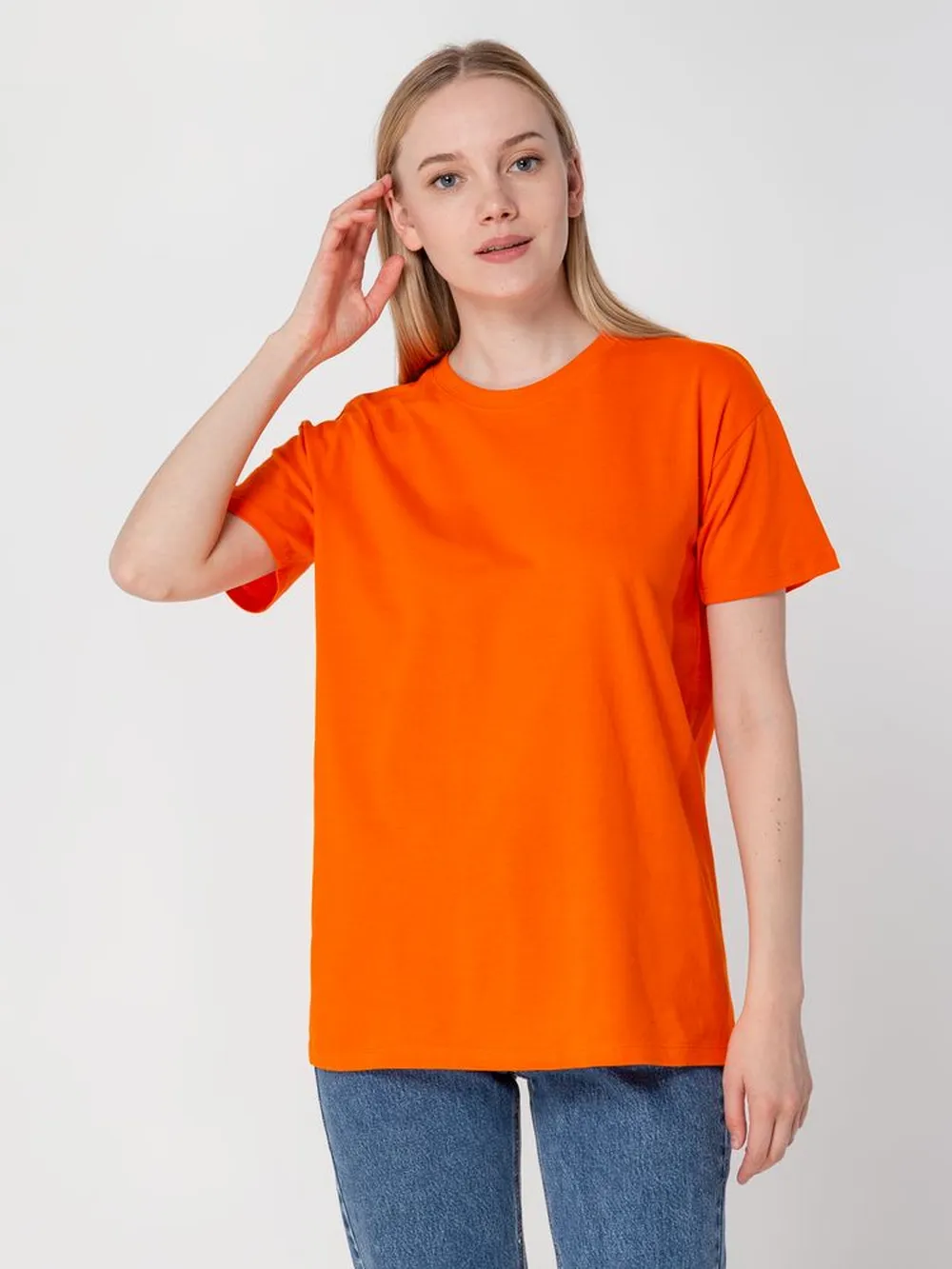 Футболка Regent 150 оранжевая, размер XXS заказать онлайн с вашим дизайном на заказ в Москве и области