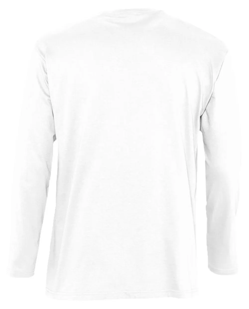 Футболка с длинным рукавом Monarch 150, белая заказать онлайн с вашим дизайном на заказ в Москве и области