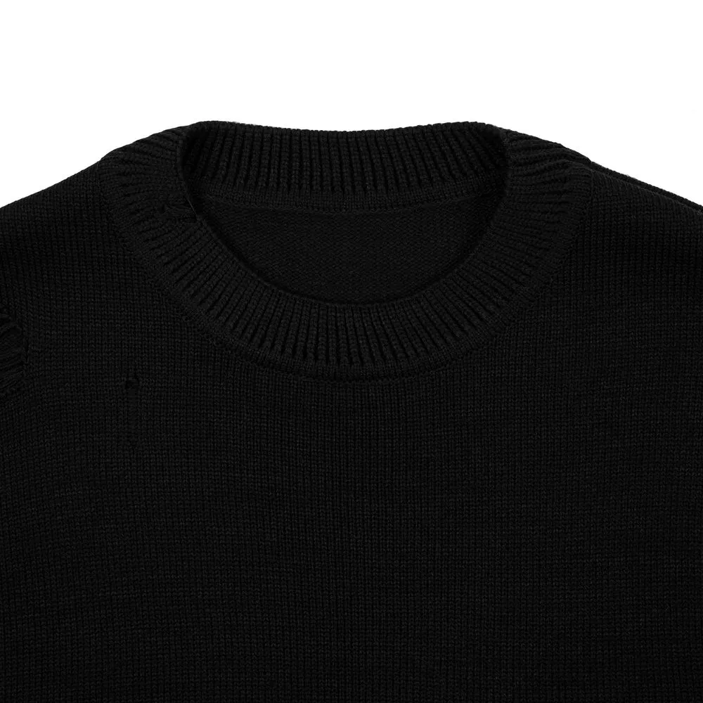 Джемпер оверсайз унисекс Grunge в сумке, черный, размер L/XL заказать онлайн с вашим дизайном на заказ в Москве и области