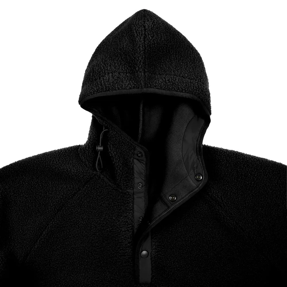 Анорак унисекс Oblako, черный, размер ХS/S заказать онлайн с вашим дизайном на заказ в Москве и области
