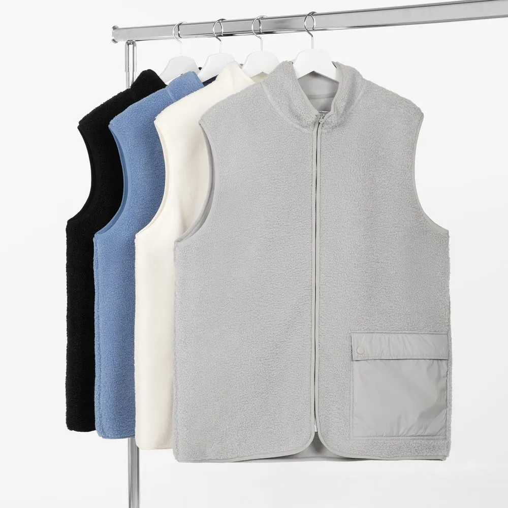 Жилет унисекс Oblako, голубой заказать онлайн с вашим дизайном на заказ в Москве и области