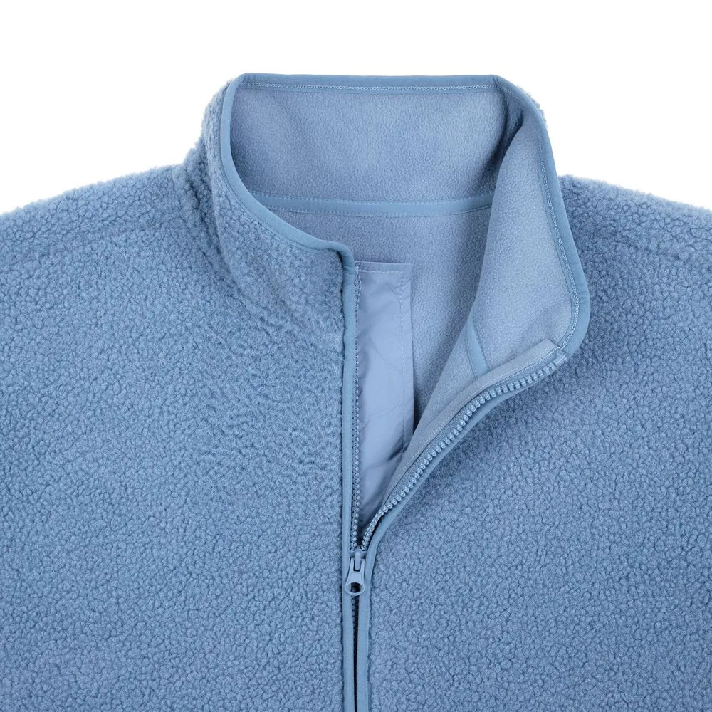 Жилет унисекс Oblako, голубой заказать онлайн с вашим дизайном на заказ в Москве и области