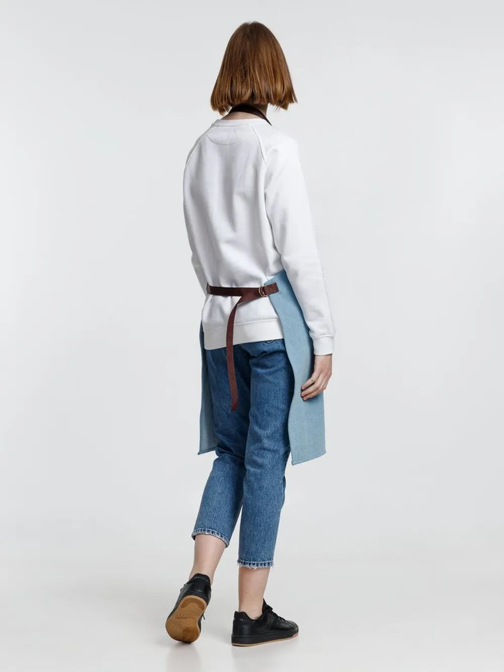 Фартук Denim Team, голубой джинс заказать онлайн с вашим дизайном на заказ в Москве и области