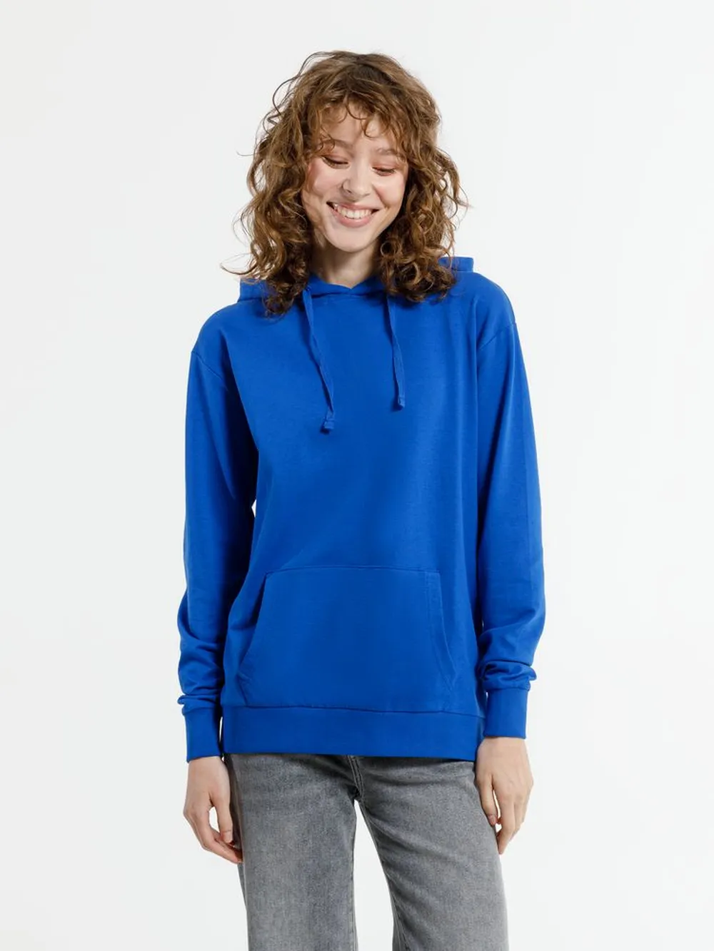 Худи унисекс Westray, синее заказать онлайн с вашим дизайном на заказ в Москве и области