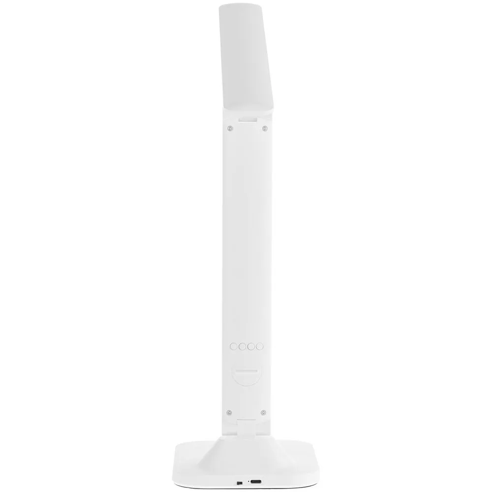 Настольная лампа с часами и календарем Office Torch ver.2, белая заказать онлайн с вашим дизайном на заказ в Москве и области
