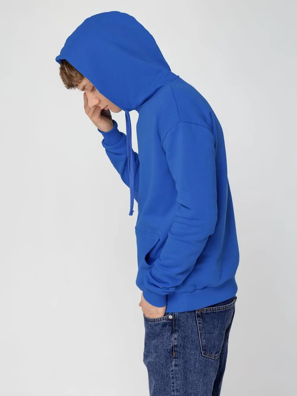 Худи Kirenga Heavy 2.0, ярко-синее, размер XS заказать онлайн с вашим дизайном на заказ в Москве и области