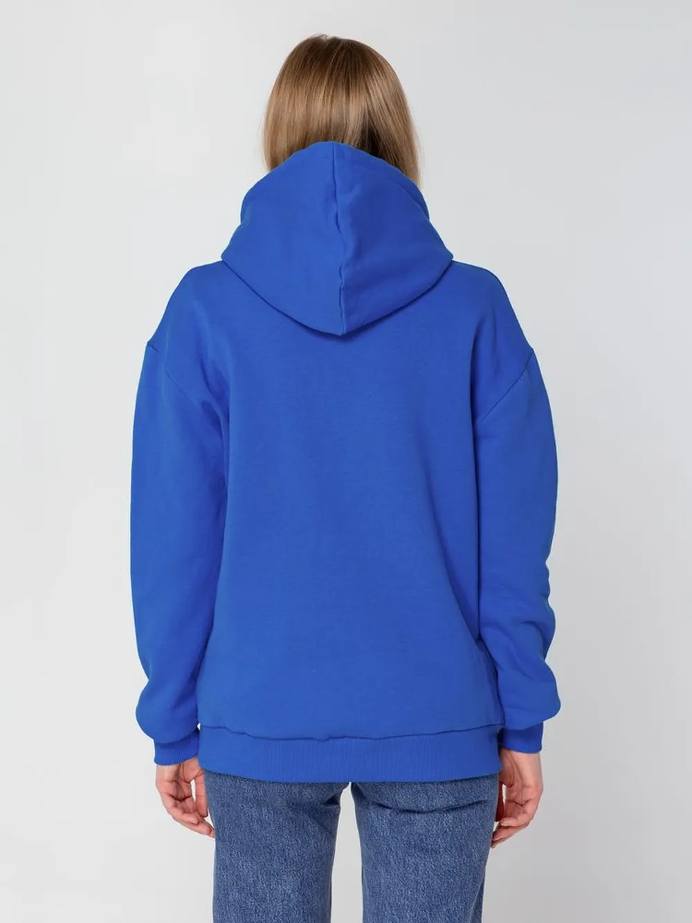 Худи Kirenga Heavy 2.0, ярко-синее, размер XS заказать онлайн с вашим дизайном на заказ в Москве и области