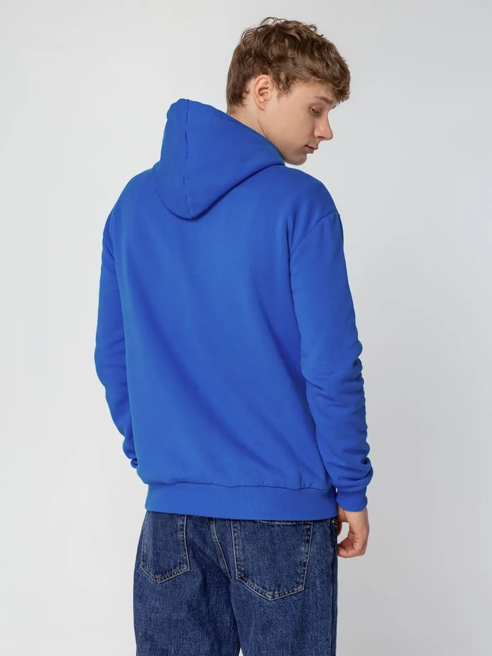Худи Kirenga Heavy 2.0, ярко-синее, размер XS заказать онлайн с вашим дизайном на заказ в Москве и области