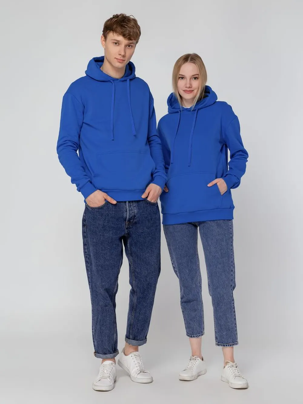 Худи Kirenga Heavy 2.0, ярко-синее, размер 3XL заказать онлайн с вашим дизайном на заказ в Москве и области