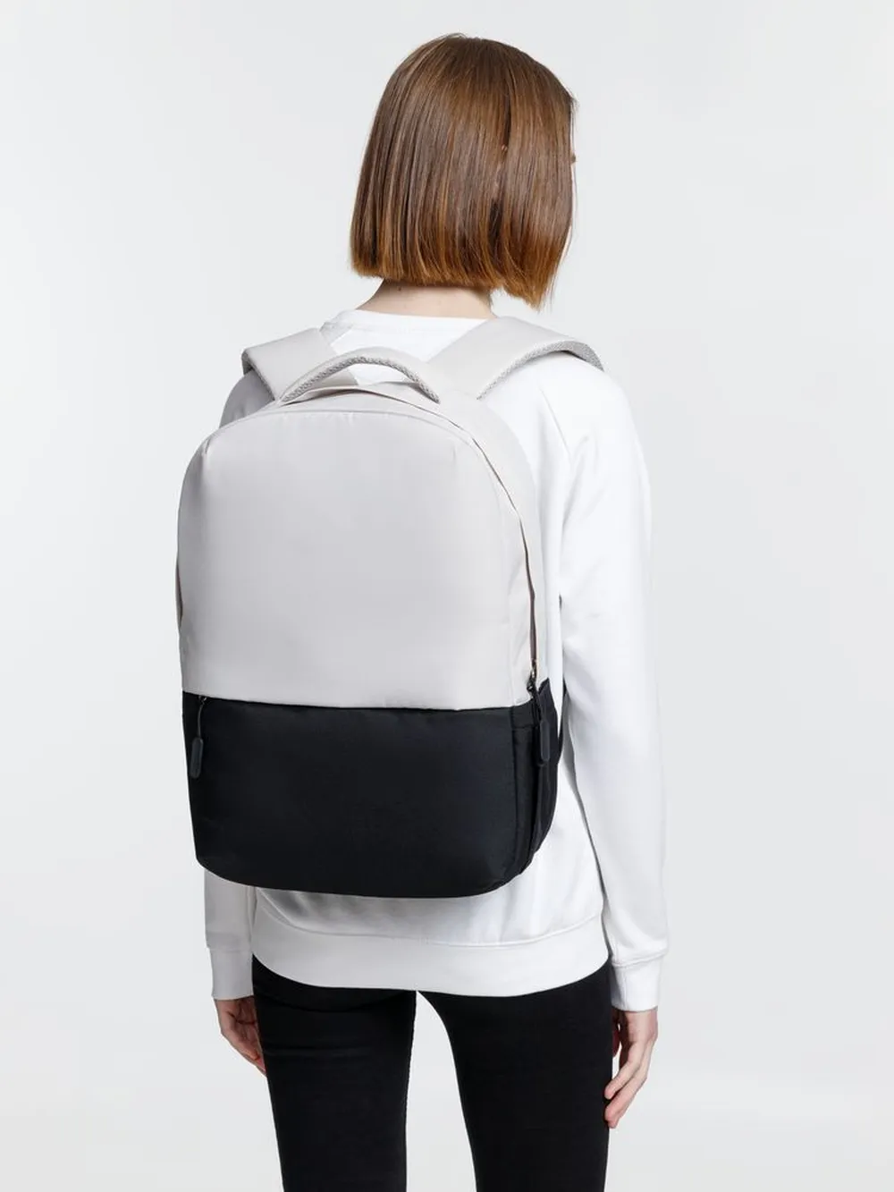 Рюкзак Twindale, серый с черным заказать онлайн с вашим дизайном на заказ в Москве и области