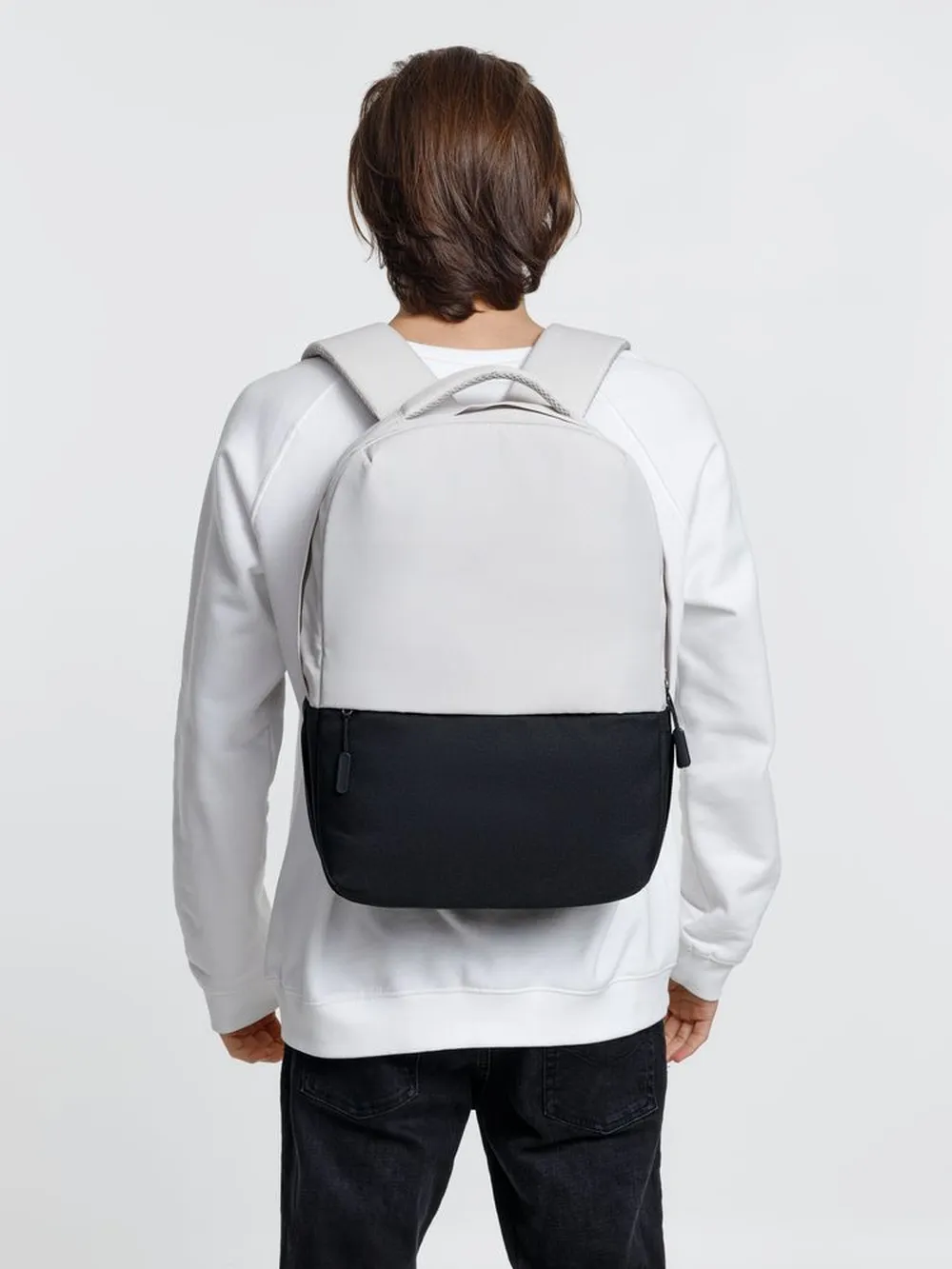 Рюкзак Twindale, серый с черным заказать онлайн с вашим дизайном на заказ в Москве и области