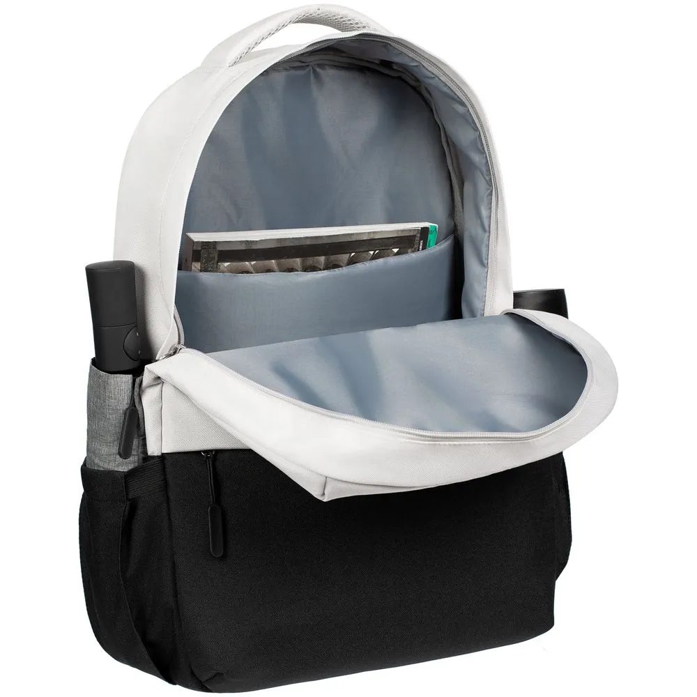 Рюкзак Twindale, серый с черным заказать онлайн с вашим дизайном на заказ в Москве и области