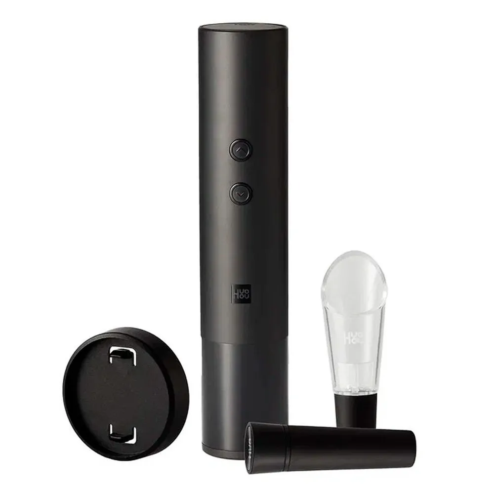 Винный набор HuoHou Electric Wine Bottle Opener 4 in 1, черный заказать онлайн с вашим дизайном на заказ в Москве и области