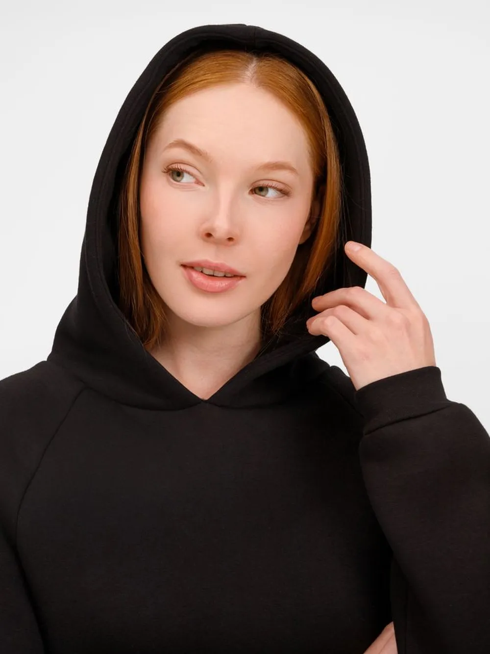 Худи унисекс оверсайз Easy Street, черное, размер M/L заказать онлайн с вашим дизайном на заказ в Москве и области