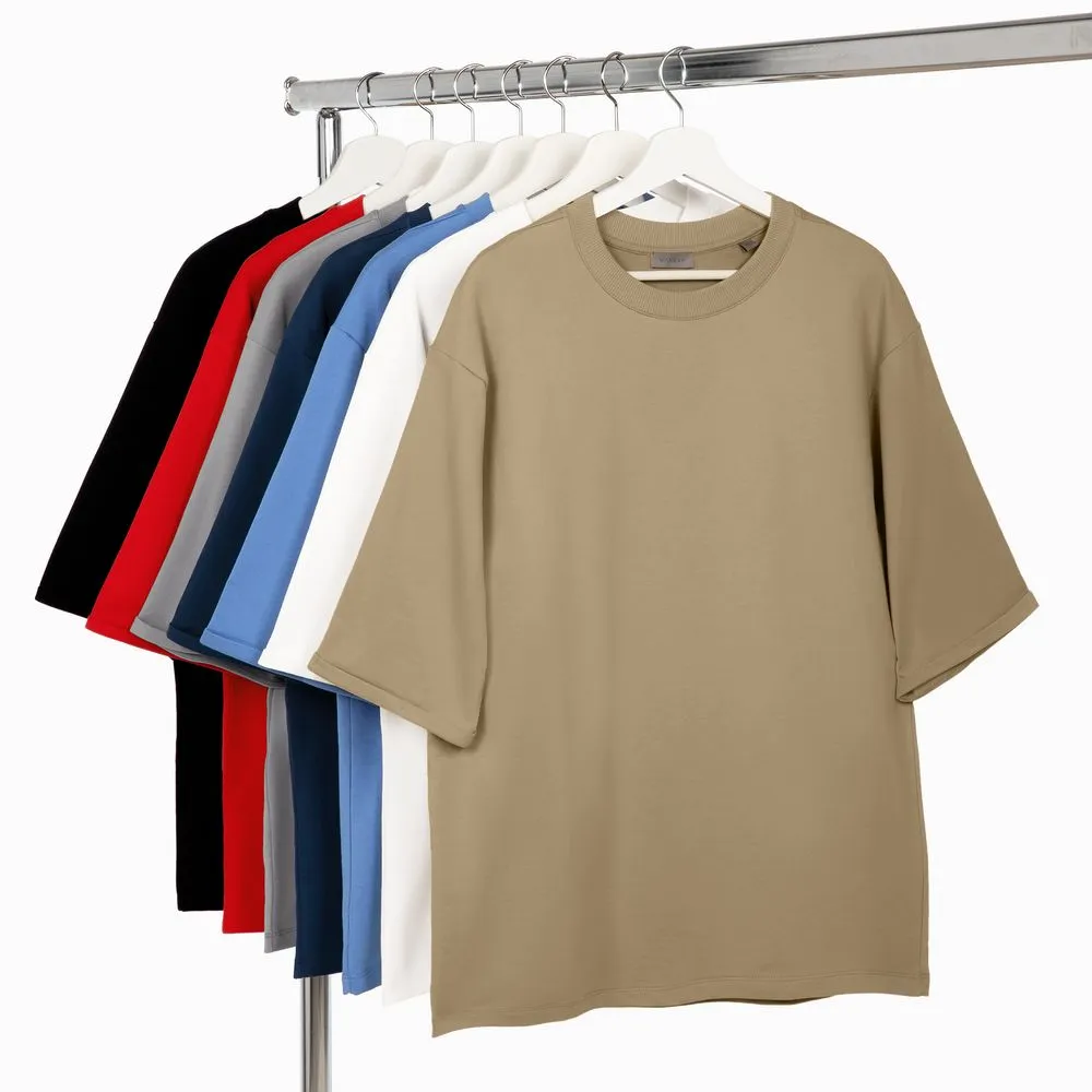 Футболка оверсайз унисекс Kosmos 2.0, красная заказать онлайн с вашим дизайном на заказ в Москве и области