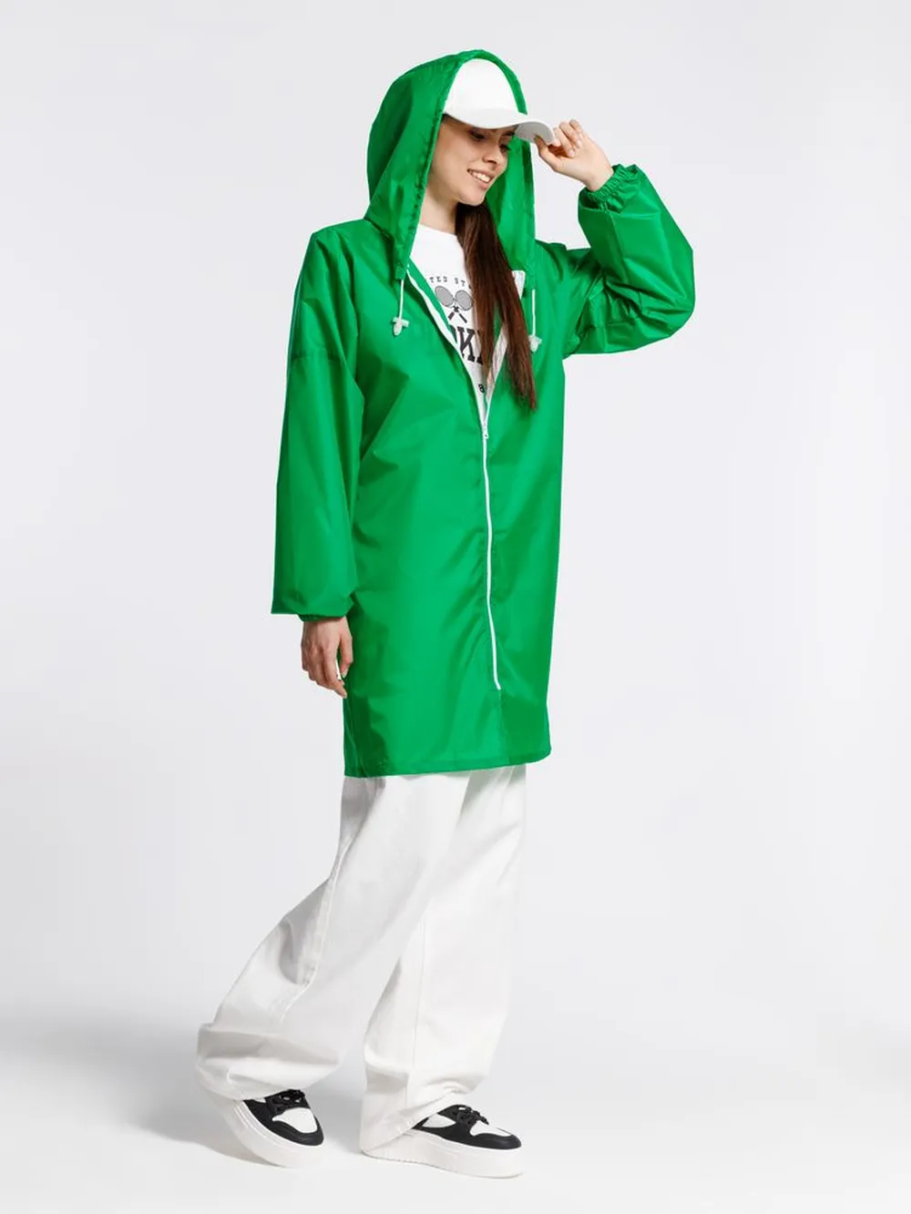 Дождевик Rainman Zip, зеленый, размер XL заказать онлайн с вашим дизайном на заказ в Москве и области