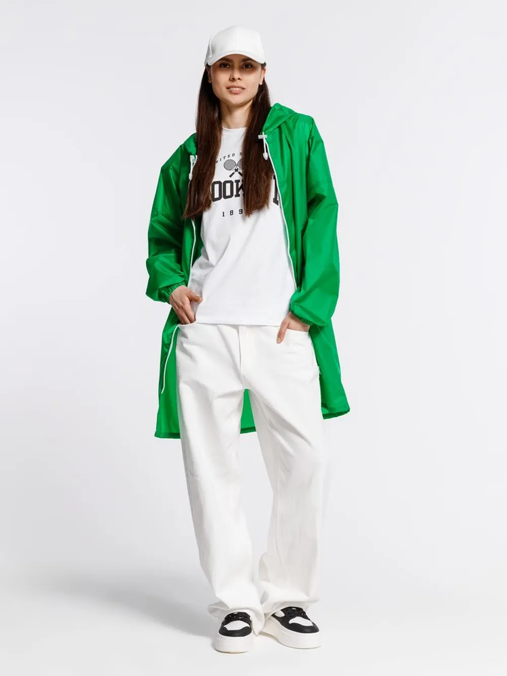 Дождевик Rainman Zip, зеленый, размер XL заказать онлайн с вашим дизайном на заказ в Москве и области