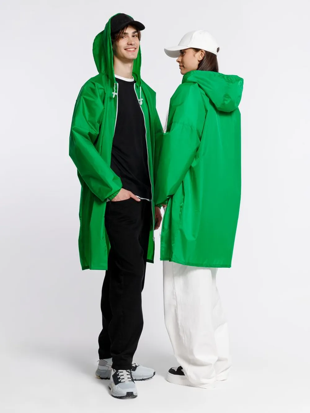 Дождевик Rainman Zip, зеленый, размер XL заказать онлайн с вашим дизайном на заказ в Москве и области