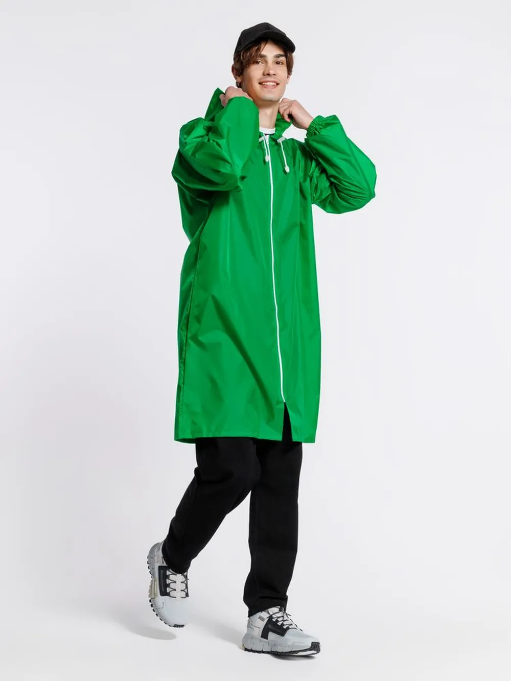 Дождевик Rainman Zip, зеленый, размер XXL заказать онлайн с вашим дизайном на заказ в Москве и области