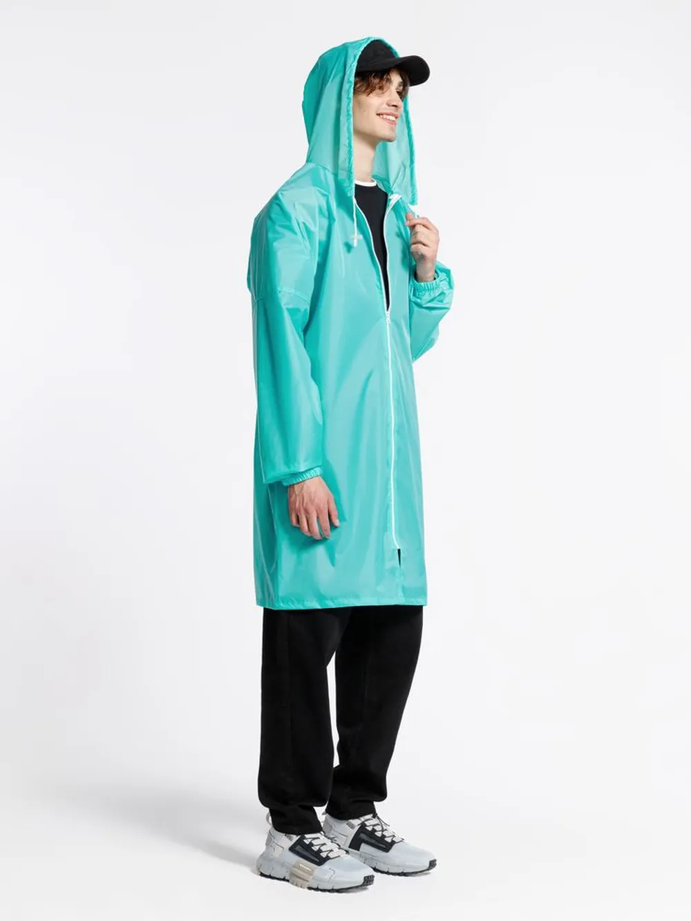 Дождевик Rainman Zip, бирюзовый (тиффани) заказать онлайн с вашим дизайном на заказ в Москве и области