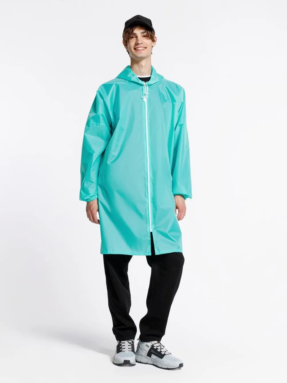 Дождевик Rainman Zip, бирюзовый (тиффани) заказать онлайн с вашим дизайном на заказ в Москве и области