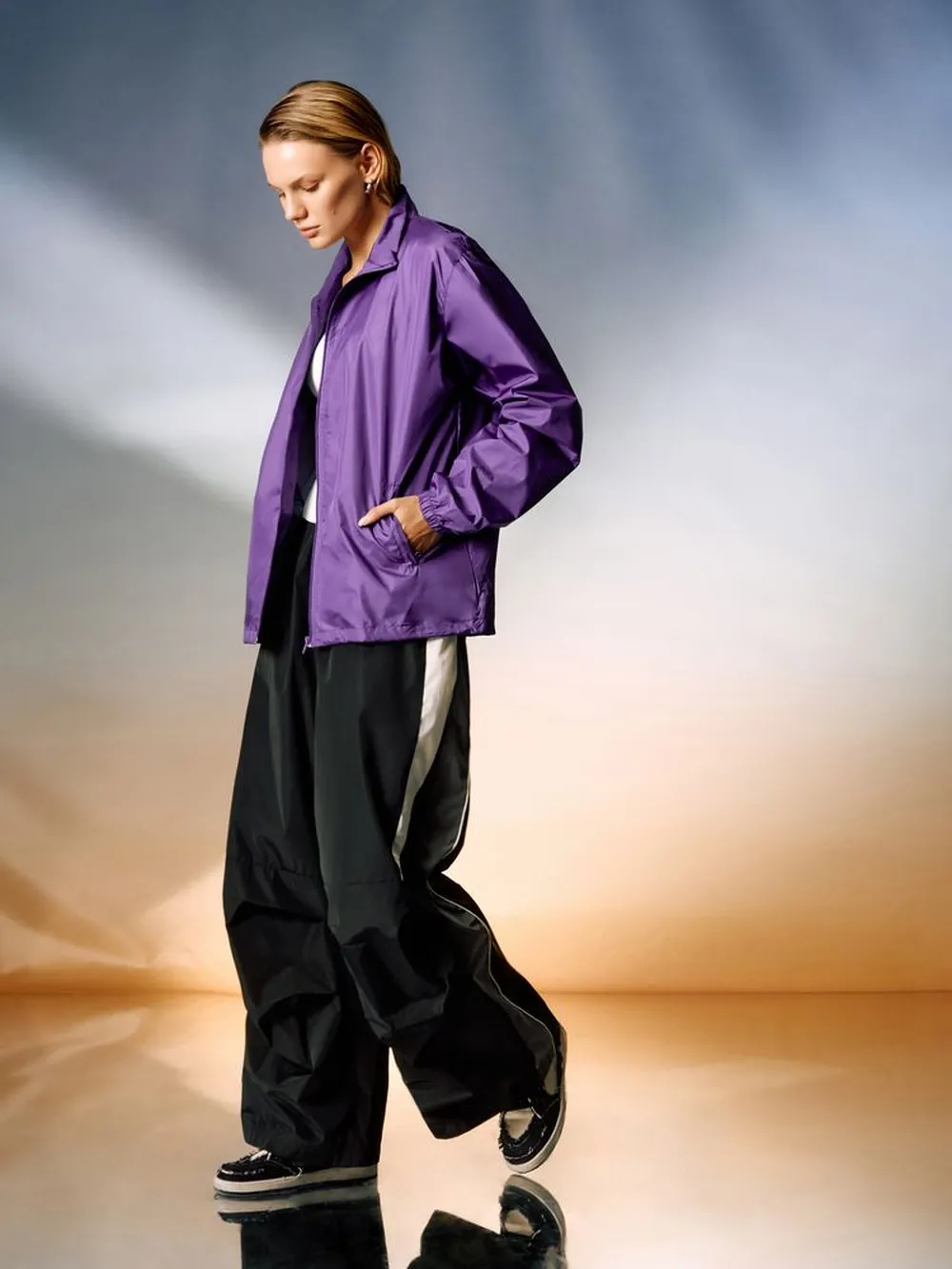 Ветровка Kivach, фиолетовая, размер XL заказать онлайн с вашим дизайном на заказ в Москве и области