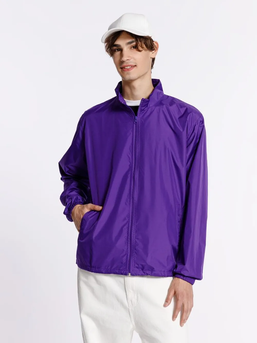 Ветровка Kivach, фиолетовая, размер XL заказать онлайн с вашим дизайном на заказ в Москве и области