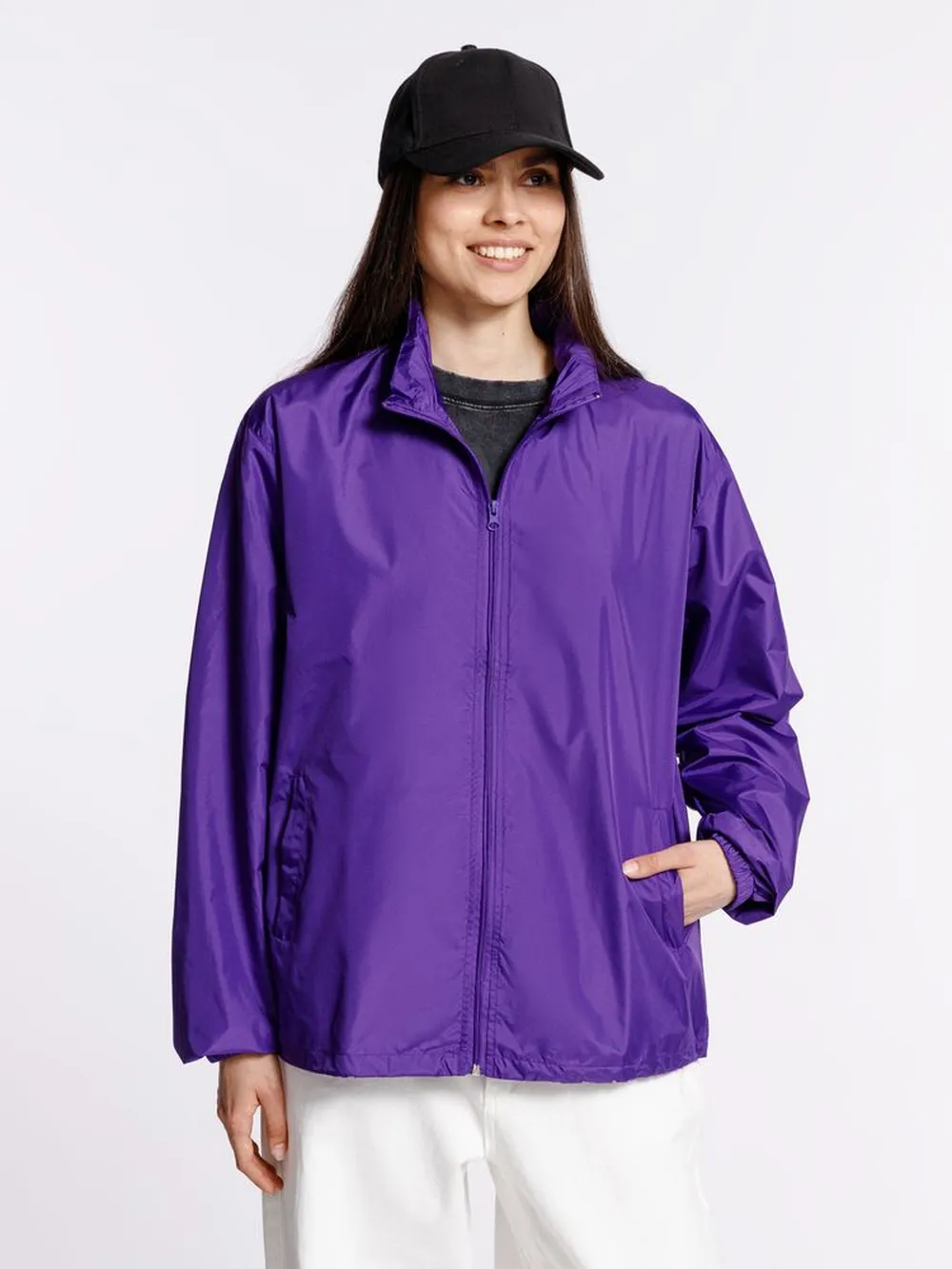 Ветровка Kivach, фиолетовая, размер XL заказать онлайн с вашим дизайном на заказ в Москве и области