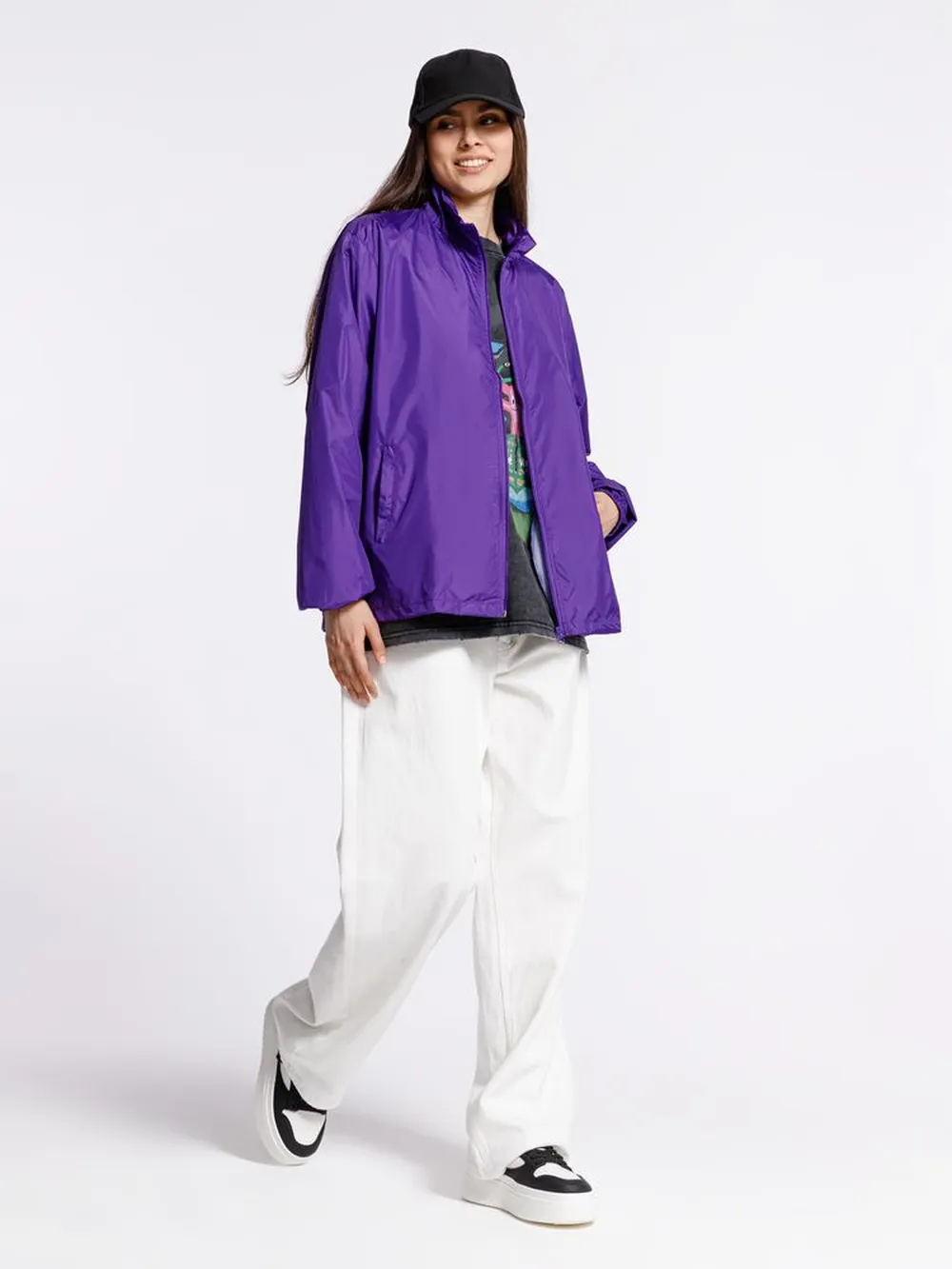 Ветровка Kivach, фиолетовая, размер XL заказать онлайн с вашим дизайном на заказ в Москве и области