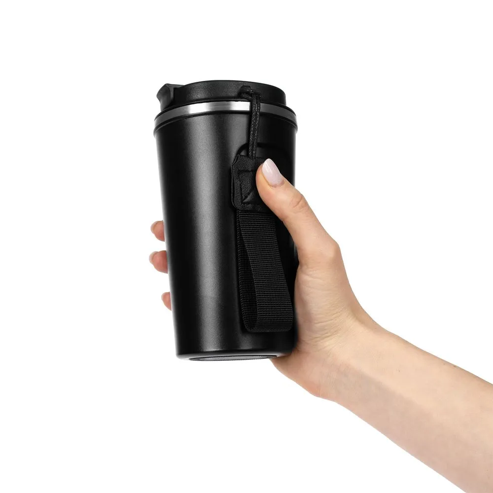 Смарт-стакан с заменяемой батареей tellMug, ver.2, черный заказать онлайн с вашим дизайном на заказ в Москве и области
