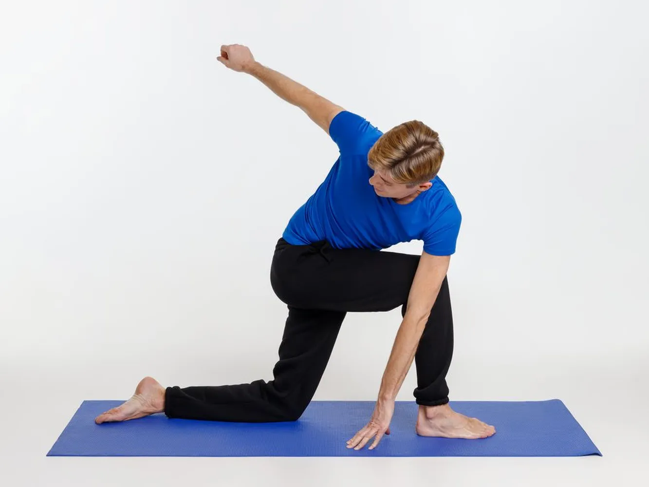 Коврик для фитнеса Flatland, синий заказать онлайн с вашим дизайном на заказ в Москве и области