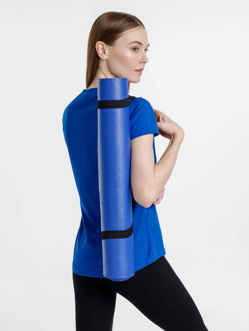 Коврик для фитнеса Flatland, синий заказать онлайн с вашим дизайном на заказ в Москве и области