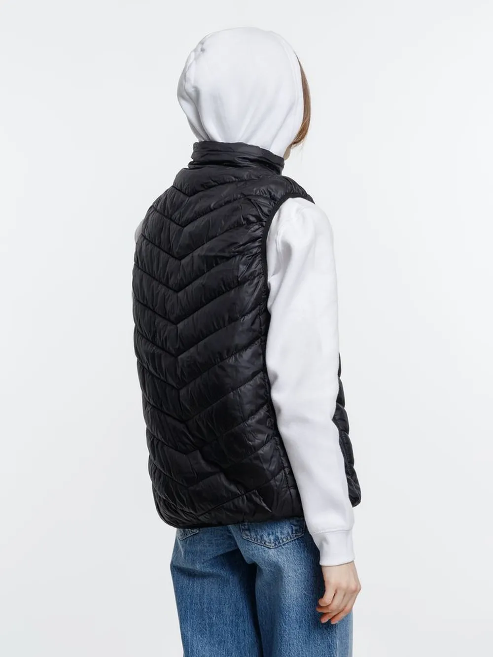 Жилет с подогревом Thermalli Valmorel, черный, размер L заказать онлайн с вашим дизайном на заказ в Москве и области