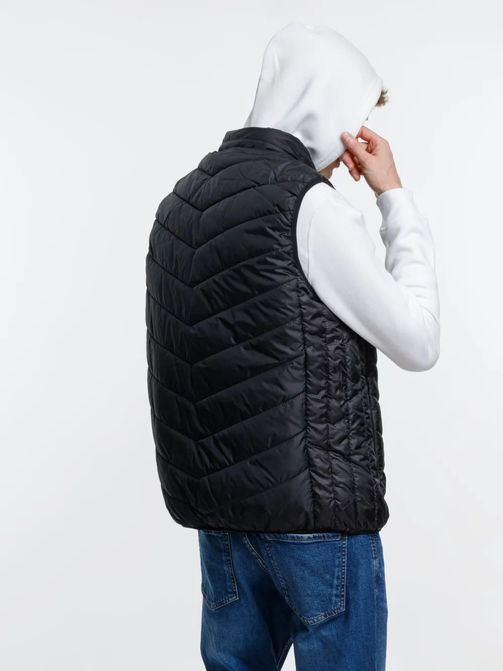 Жилет с подогревом Thermalli Valmorel, черный, размер L заказать онлайн с вашим дизайном на заказ в Москве и области