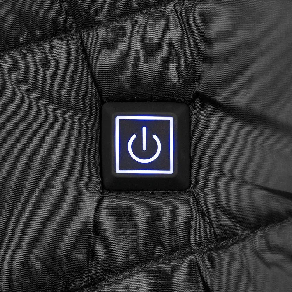 Жилет с подогревом Thermalli Valmorel, черный, размер L заказать онлайн с вашим дизайном на заказ в Москве и области