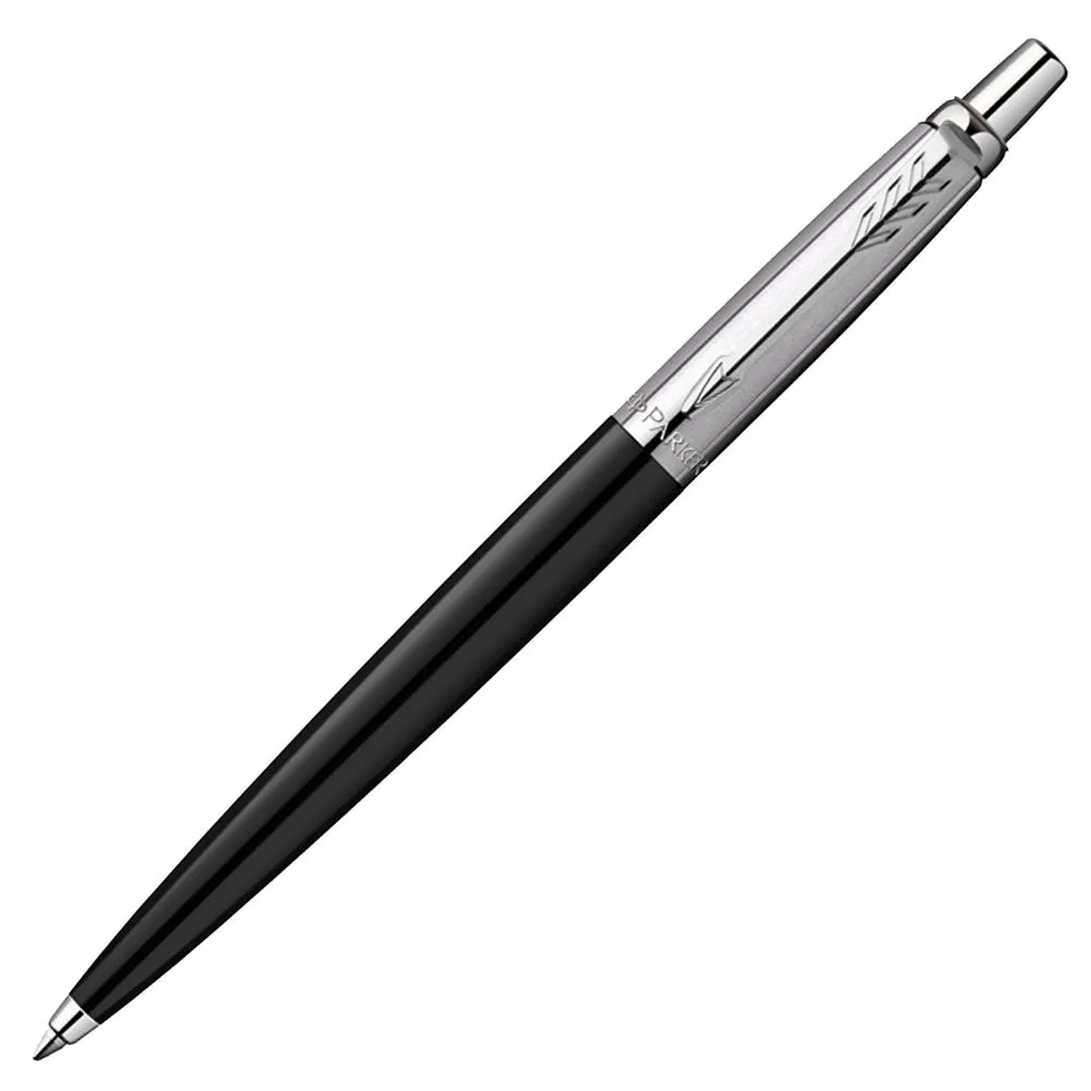 Ручка шариковая Parker Jotter Originals Black Chrome CT, черная заказать онлайн с вашим дизайном на заказ в Москве и области