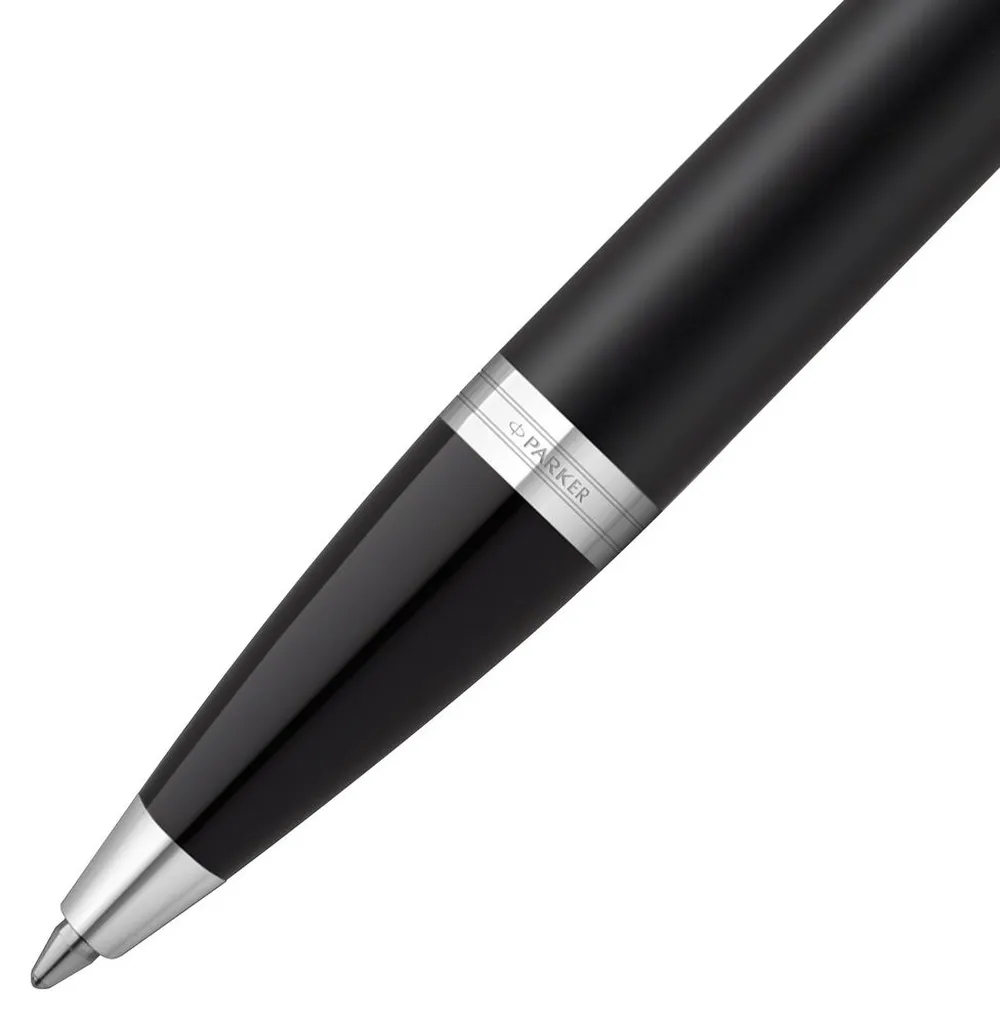 Ручка шариковая Parker IM Essential Muted Black CT, черная заказать онлайн с вашим дизайном на заказ в Москве и области