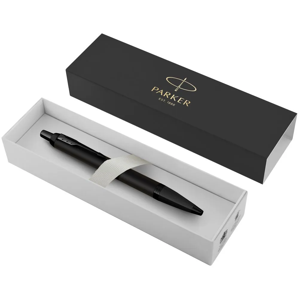 Ручка шариковая Parker IM Achromatic Black заказать онлайн с вашим дизайном на заказ в Москве и области