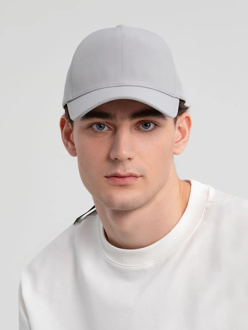 Бейсболка Kosmos, серая заказать онлайн с вашим дизайном на заказ в Москве и области