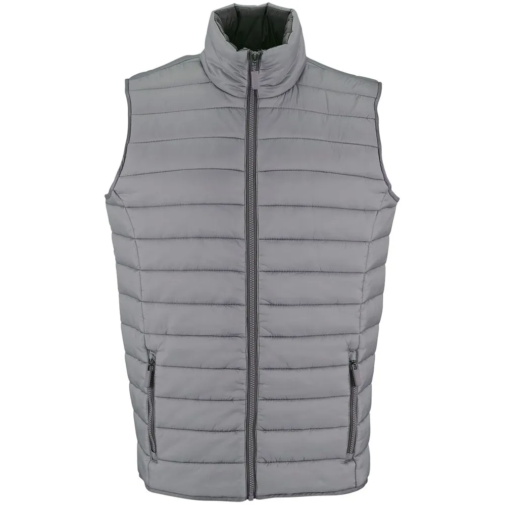 Жилет Wave Men, серый, размер XXL заказать онлайн с вашим дизайном на заказ в Москве и области