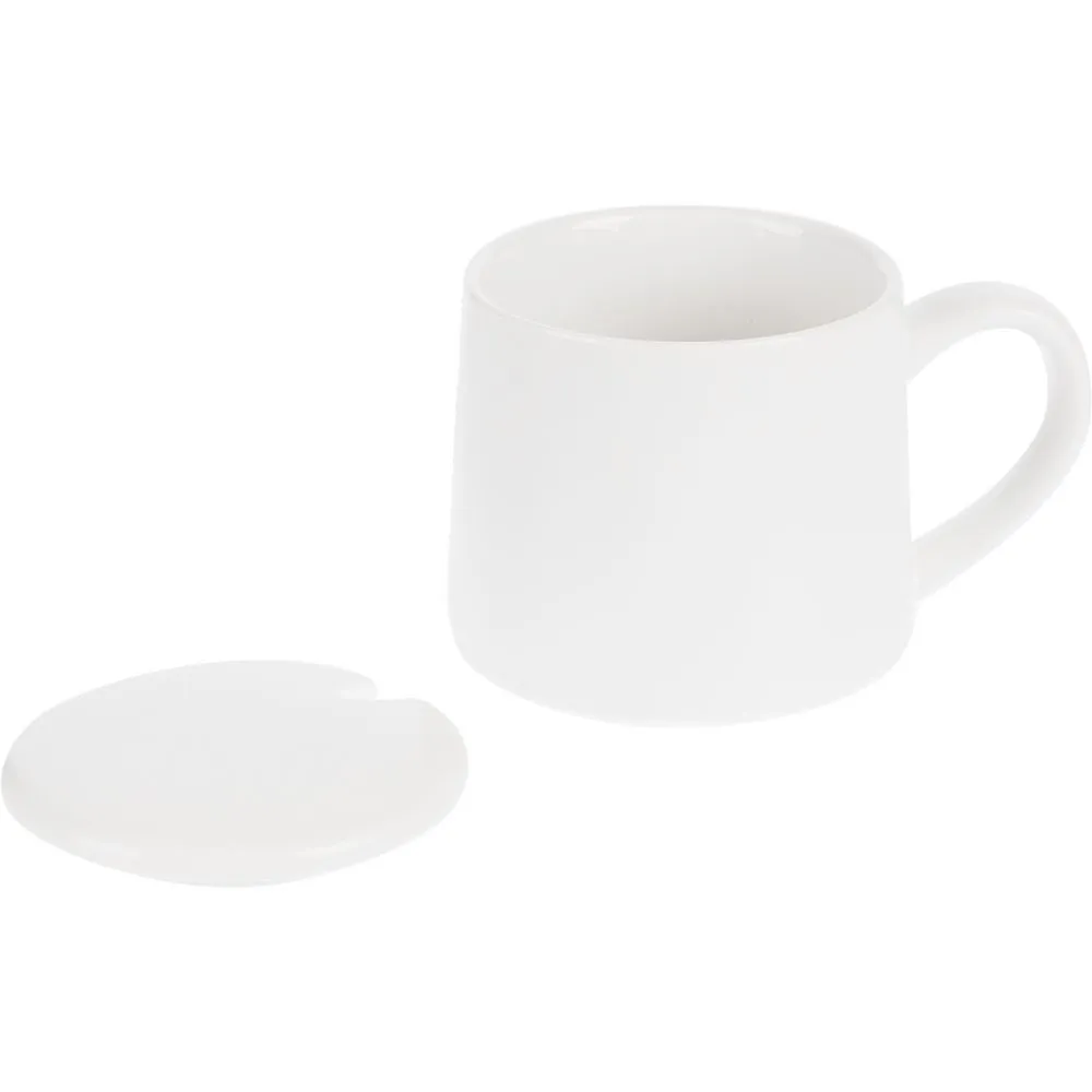 Кружка с подогревом и беспроводной зарядкой dualBase ver. 2.0 Matt, белая заказать онлайн с вашим дизайном на заказ в Москве и области