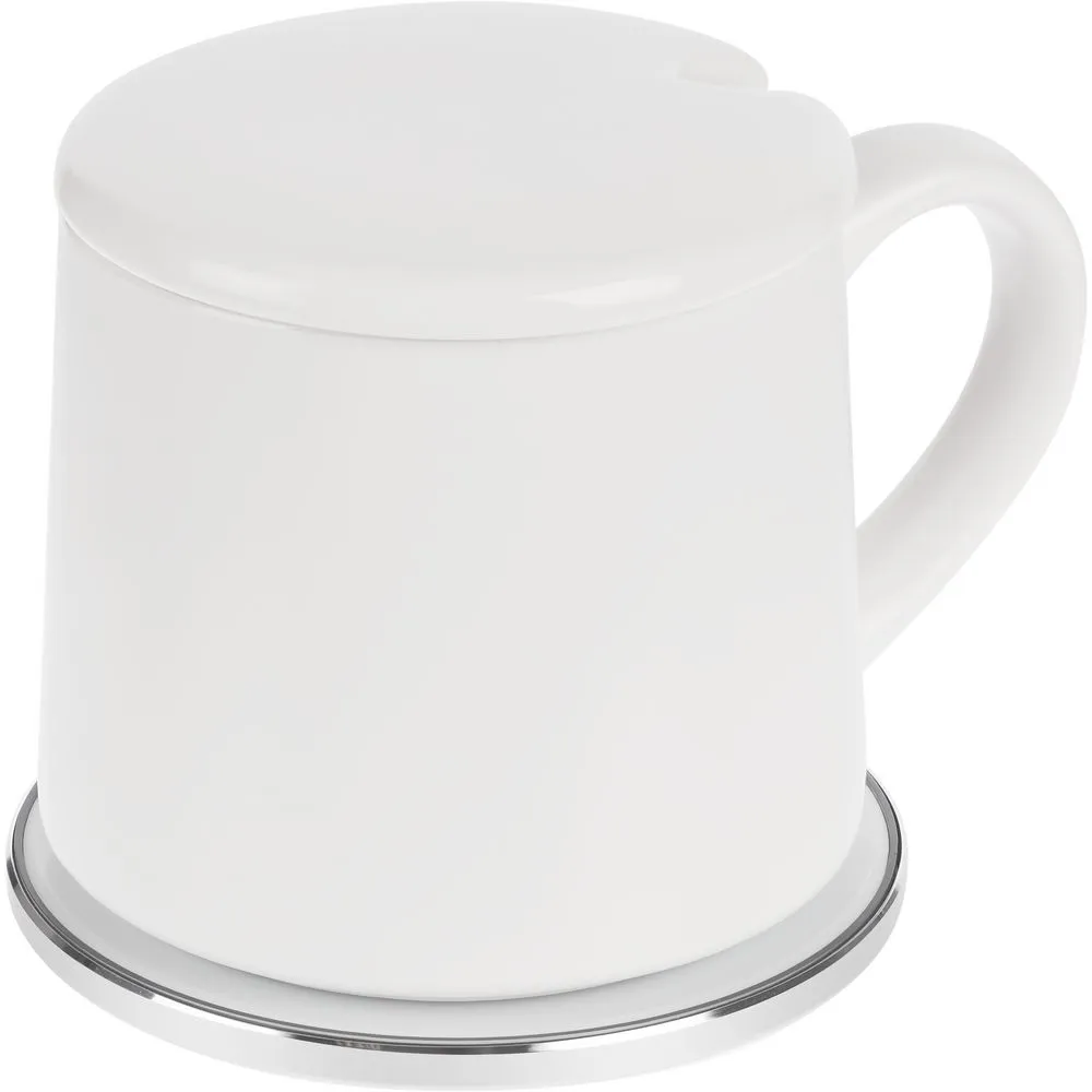 Кружка с подогревом и беспроводной зарядкой dualBase ver. 2.0 Matt, белая заказать онлайн с вашим дизайном на заказ в Москве и области