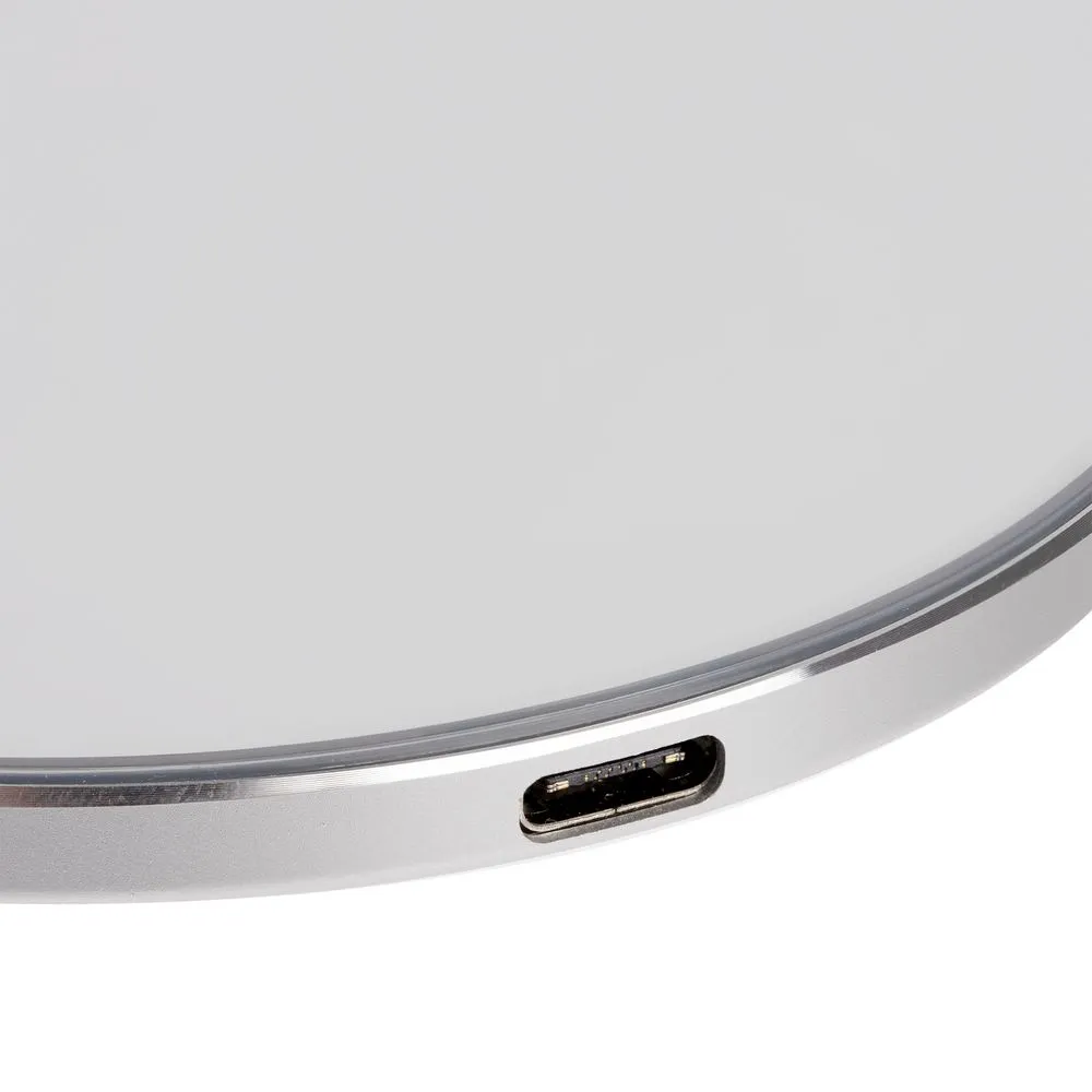 Кружка с подогревом и беспроводной зарядкой dualBase ver. 2.0 Matt, белая заказать онлайн с вашим дизайном на заказ в Москве и области